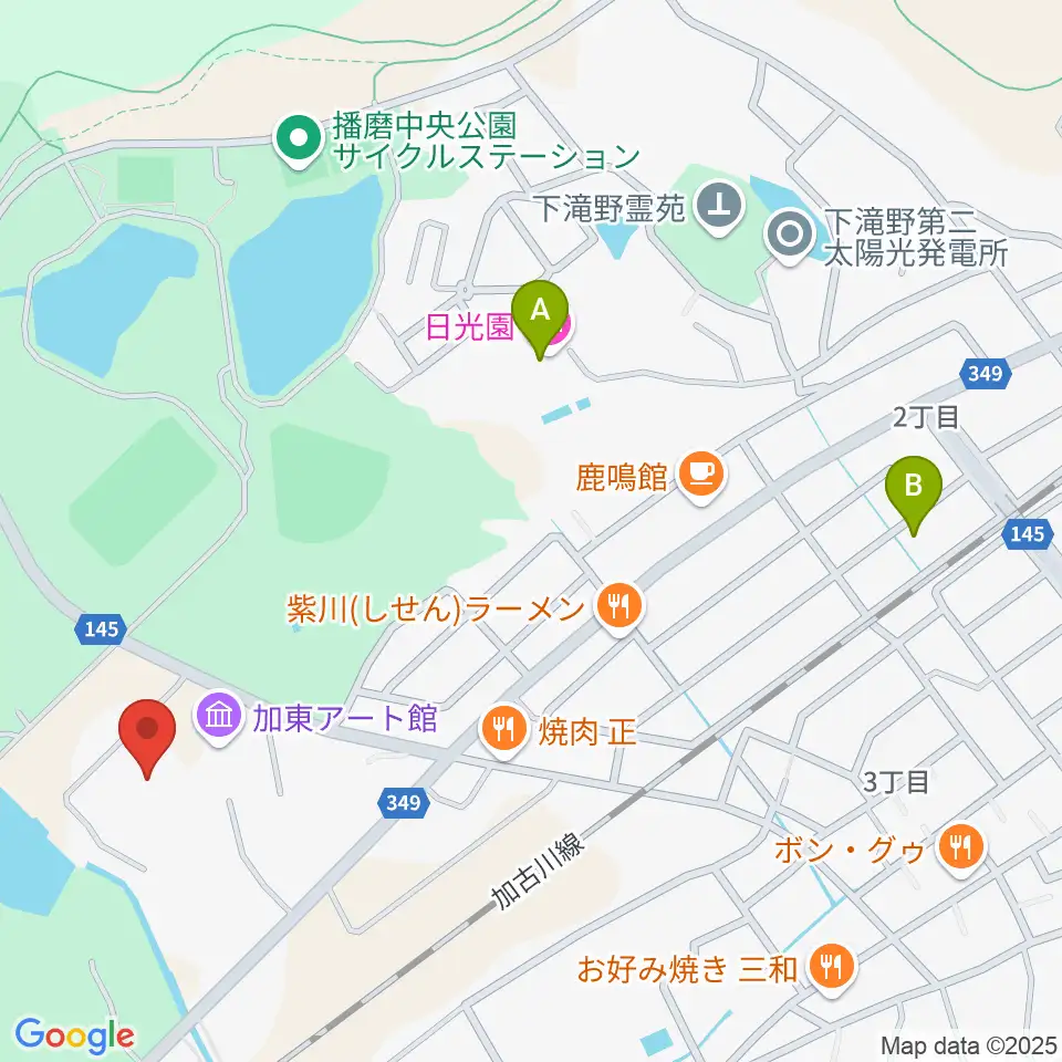 加東市地域交流センター周辺のホテル一覧地図