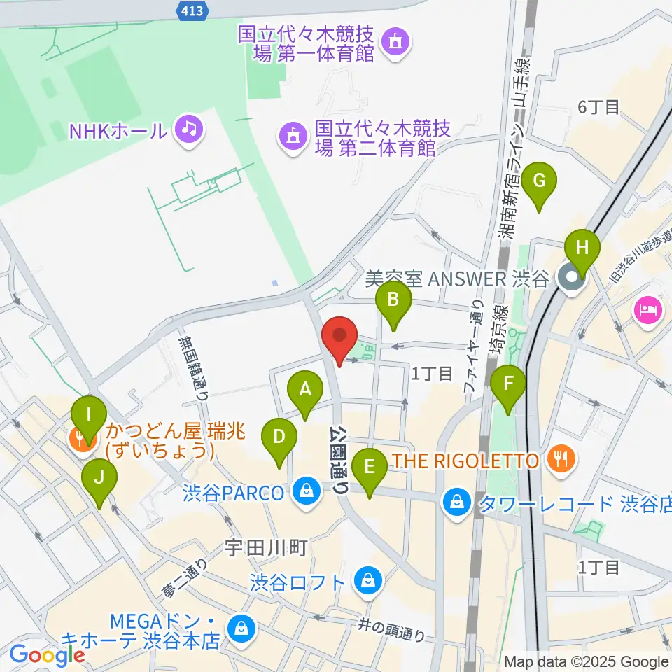 エル・スール・レコーズ周辺のホテル一覧地図