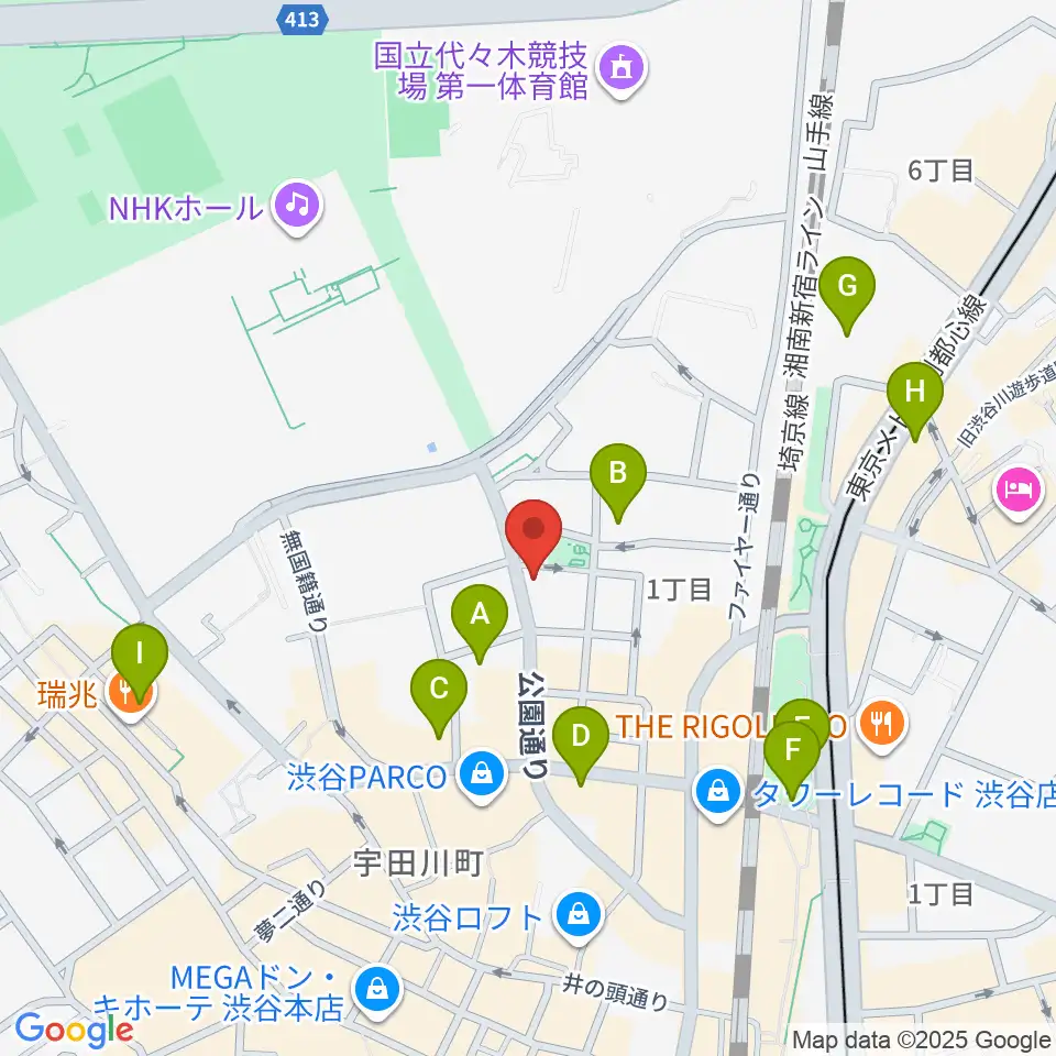 エル・スール・レコーズ周辺のホテル一覧地図