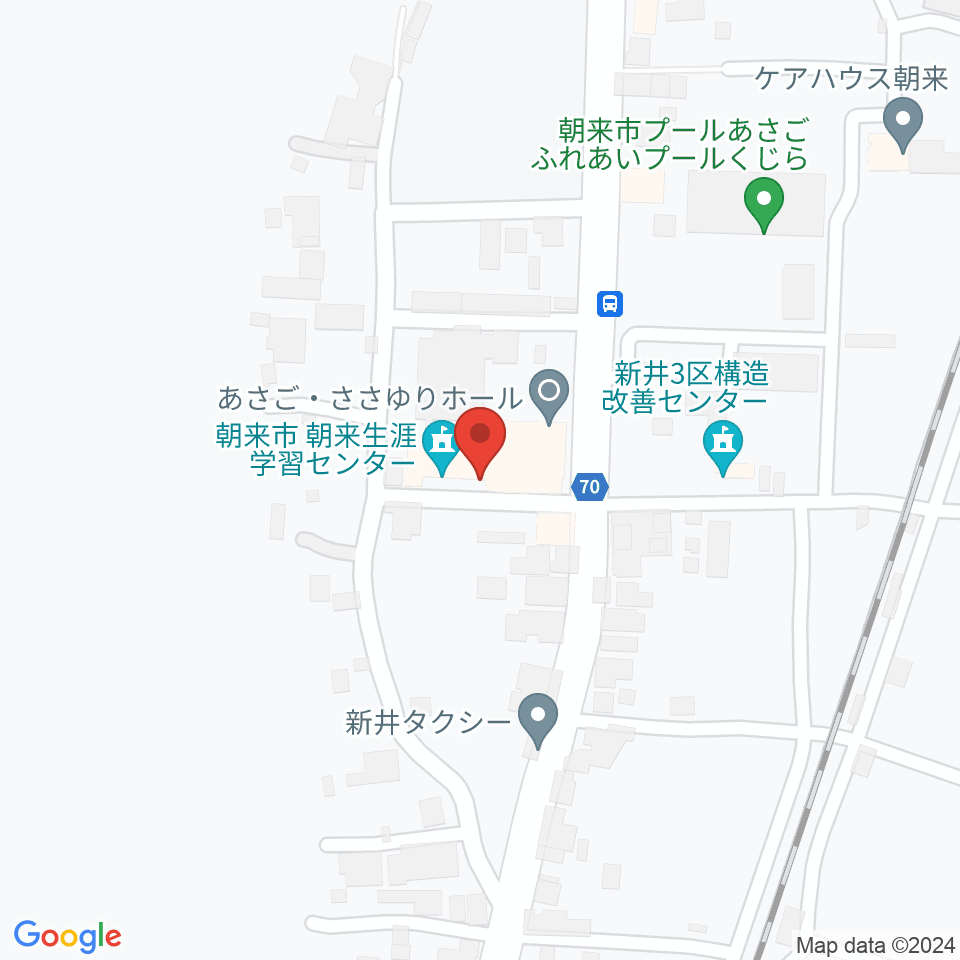 あさご・ささゆりホール周辺のホテル一覧地図