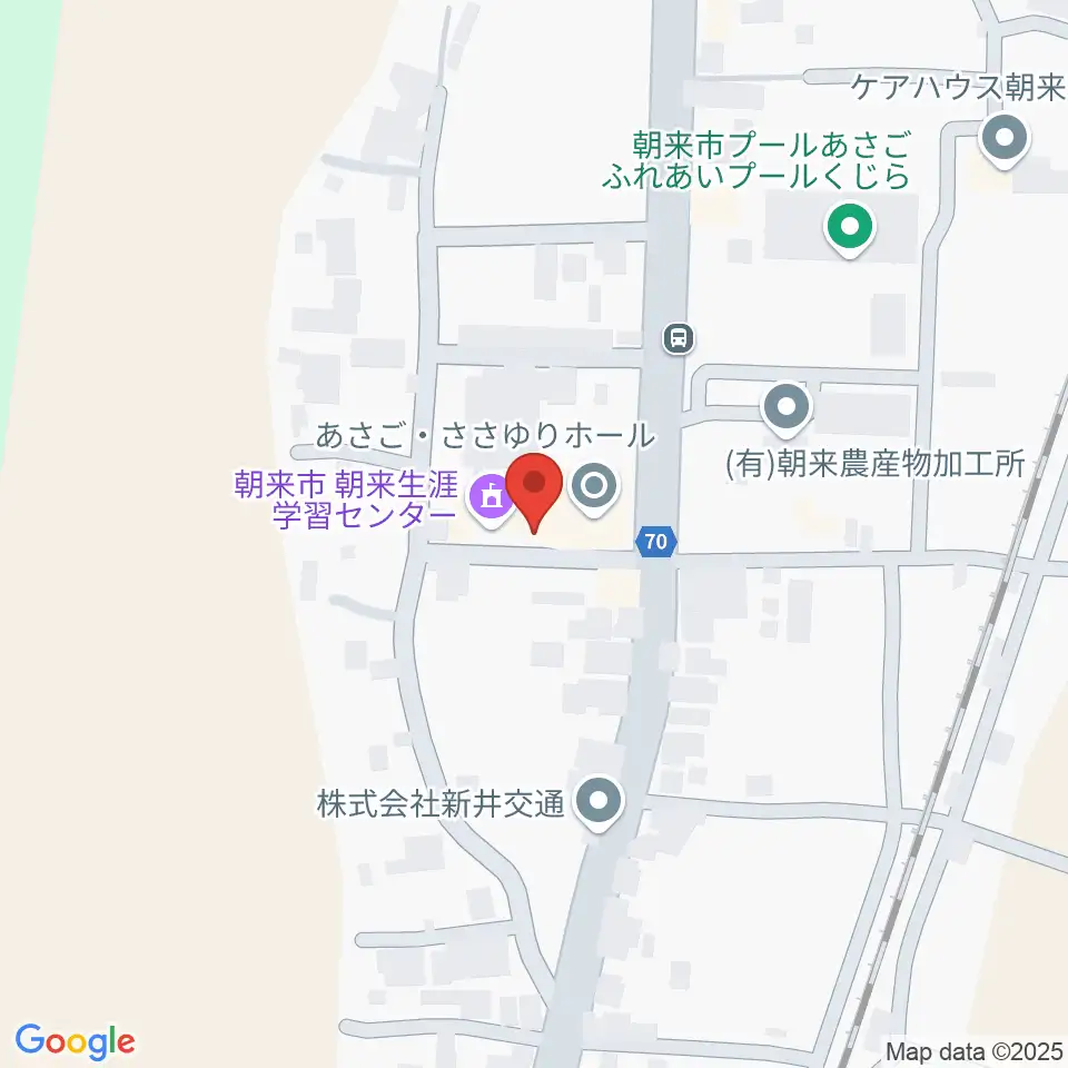 あさご・ささゆりホール周辺のホテル一覧地図