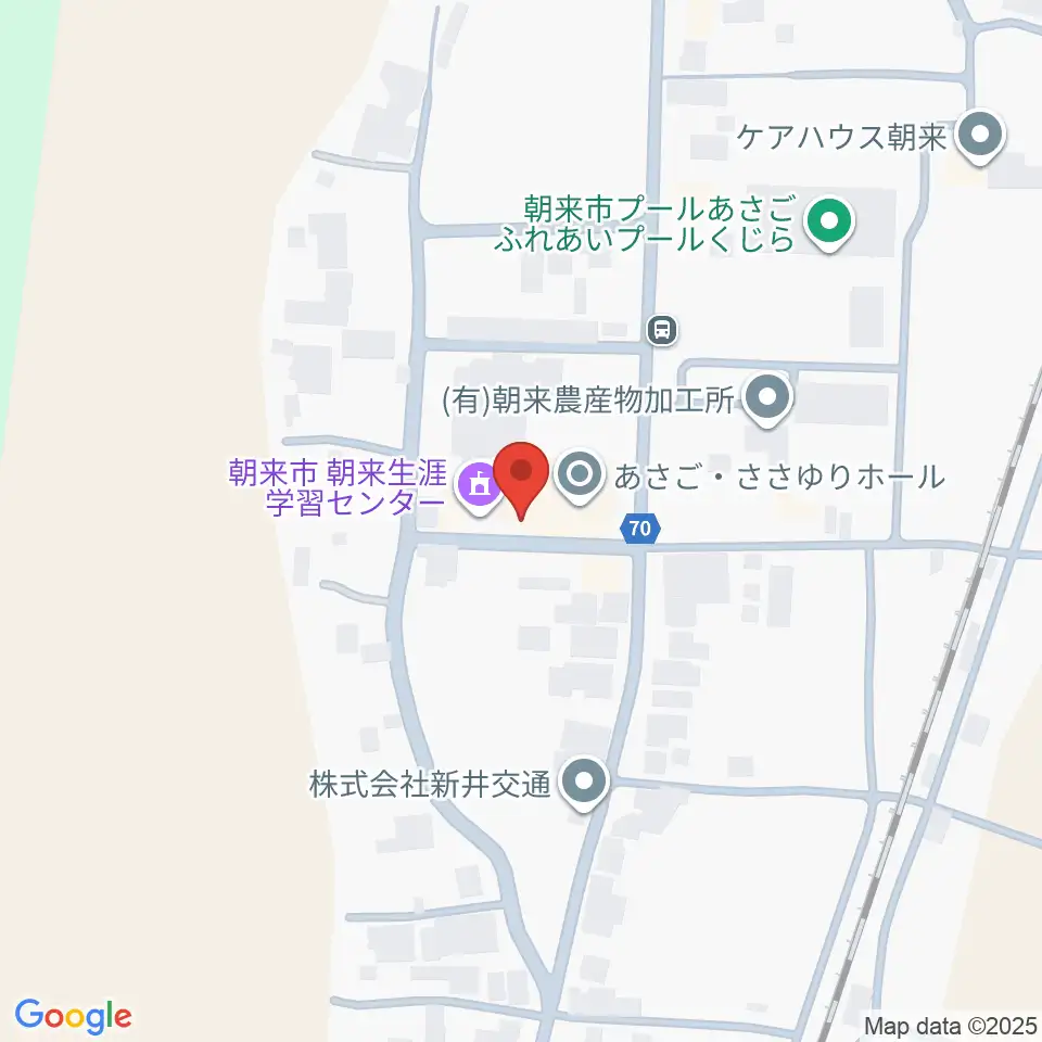 あさご・ささゆりホール周辺のホテル一覧地図