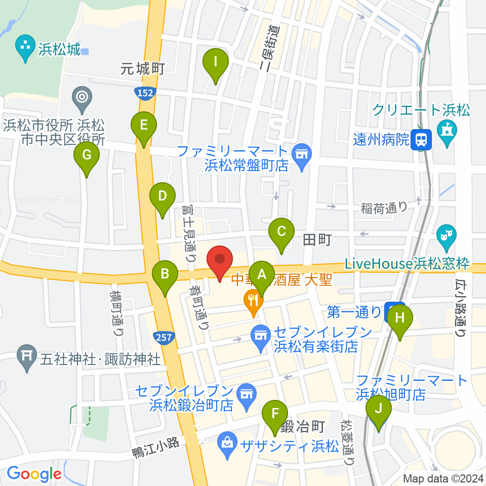 sone records周辺のホテル一覧地図