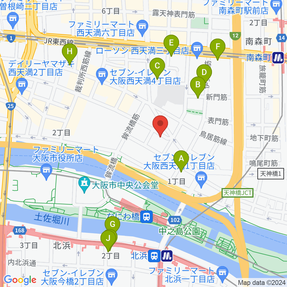 パストラーレ周辺のホテル一覧地図