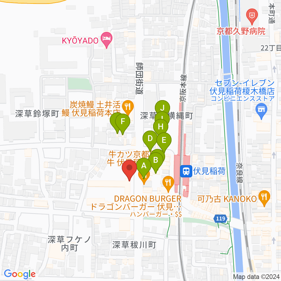 アンソニアカフェ周辺のホテル一覧地図