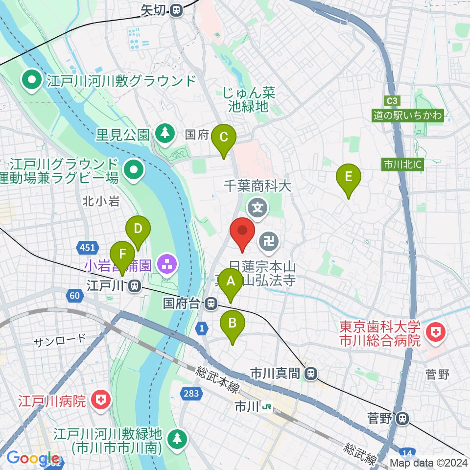 木内ギャラリー周辺のホテル一覧地図