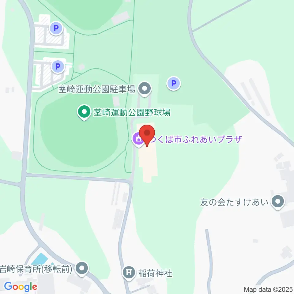 つくば市ふれあいプラザ周辺のホテル一覧地図