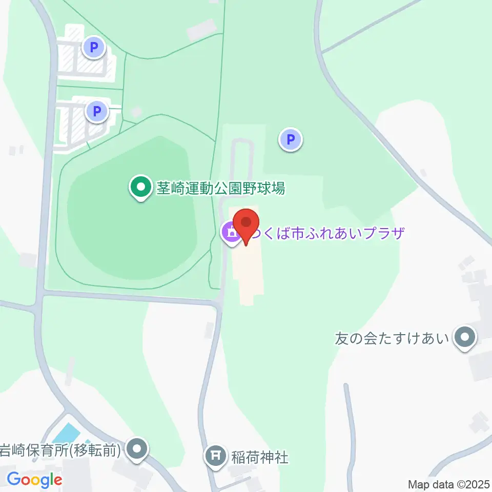 つくば市ふれあいプラザ周辺のホテル一覧地図