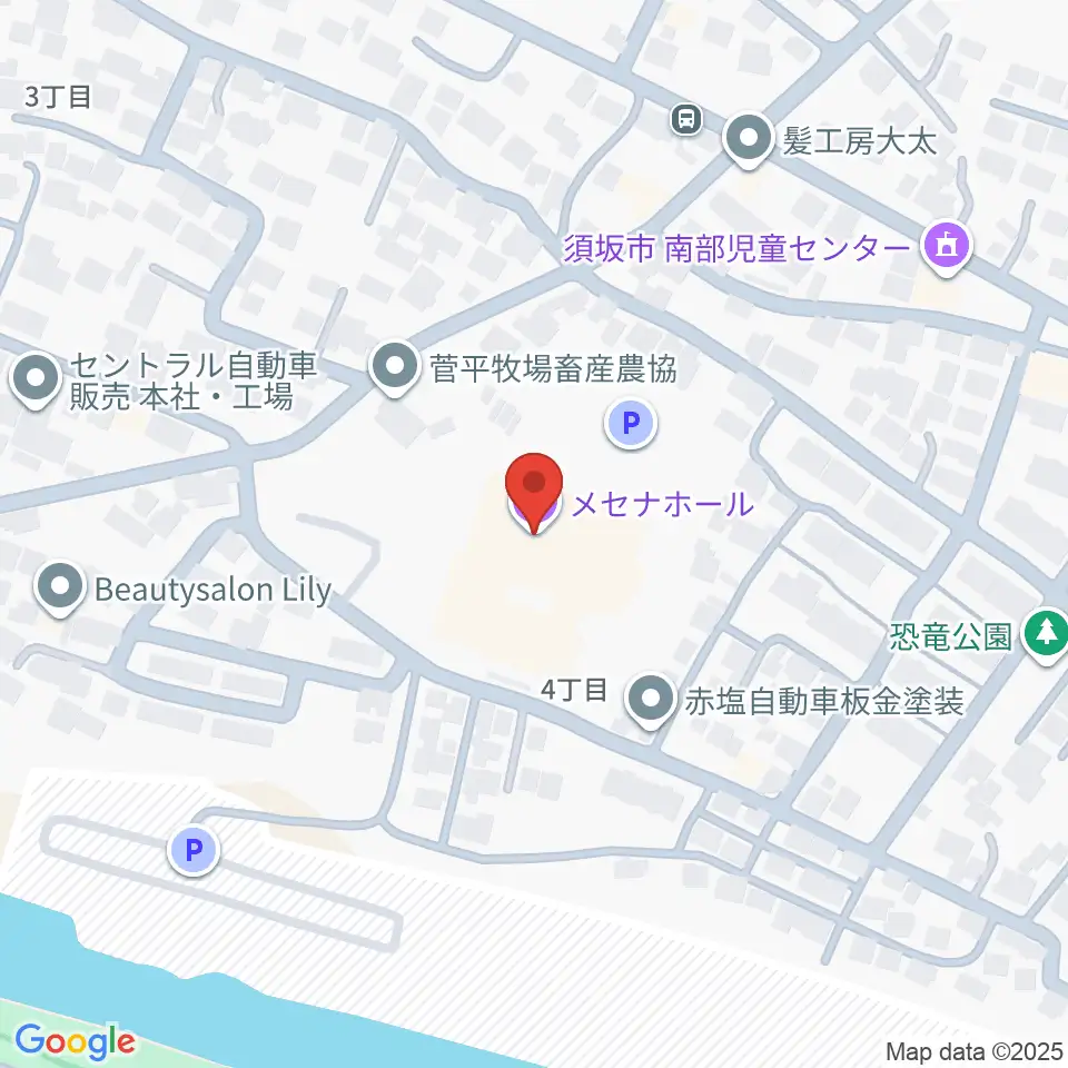 須坂市文化会館メセナホール周辺のホテル一覧地図