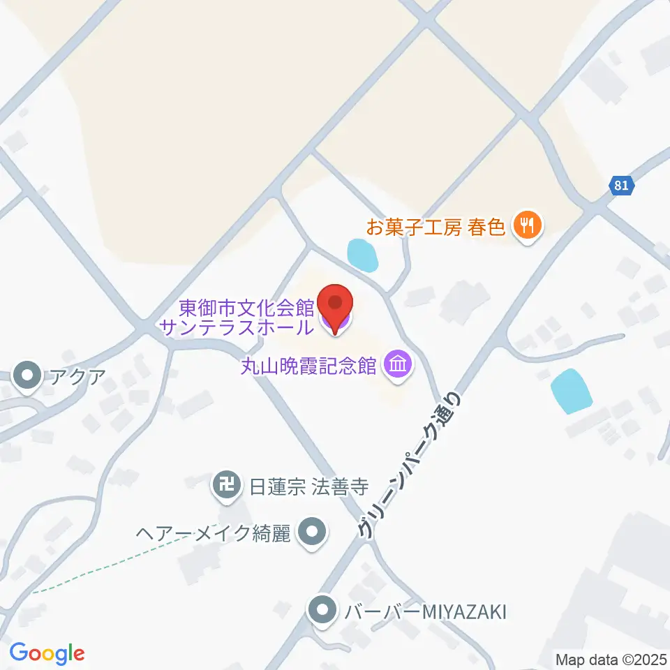 東御市文化会館サンテラスホール周辺のホテル一覧地図