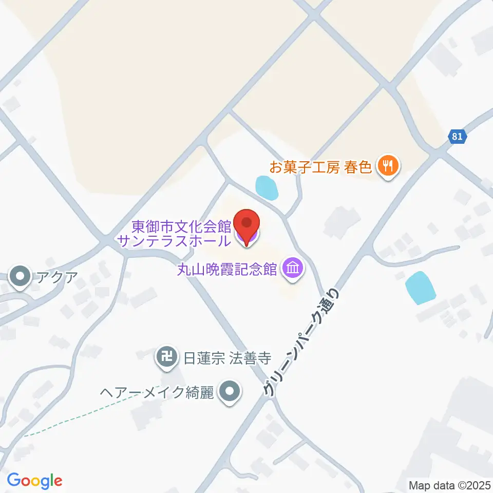東御市文化会館サンテラスホール周辺のホテル一覧地図