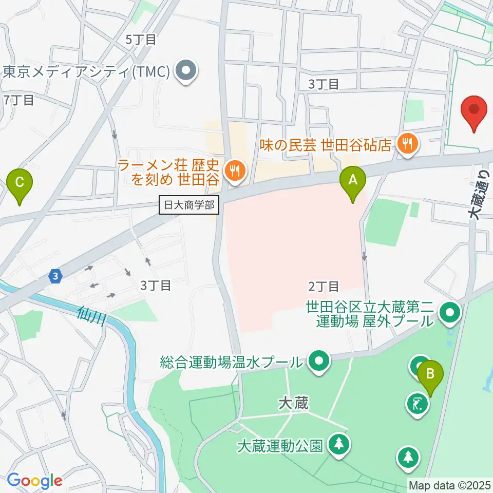 NHK技研講堂周辺のホテル一覧地図