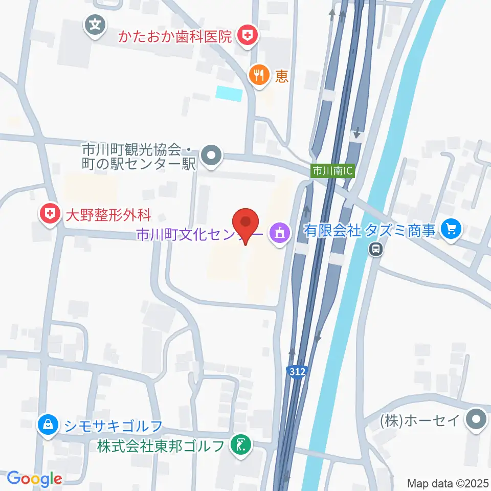 市川町文化センターひまわりホール周辺のホテル一覧地図