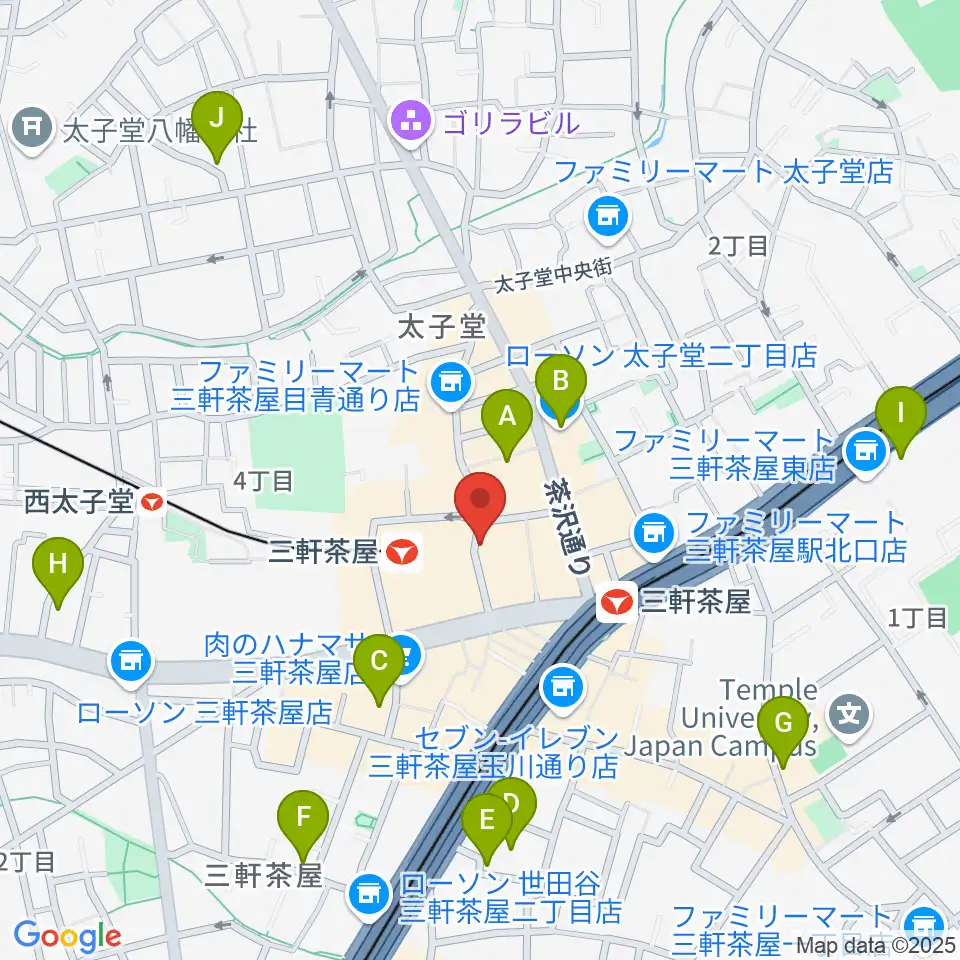 サロン・テッセラ周辺のホテル一覧地図