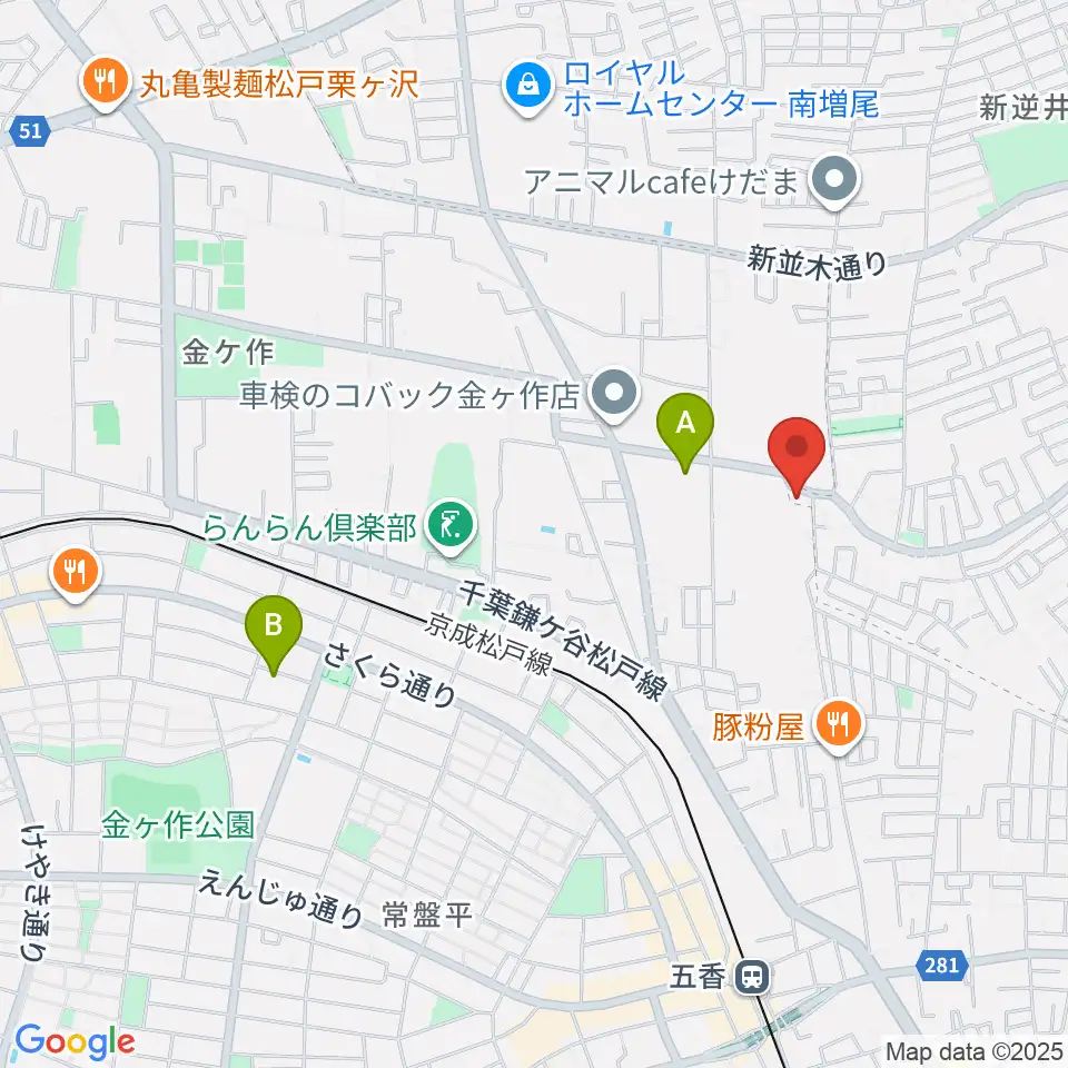 フリュ－ゲル・ザール周辺のホテル一覧地図