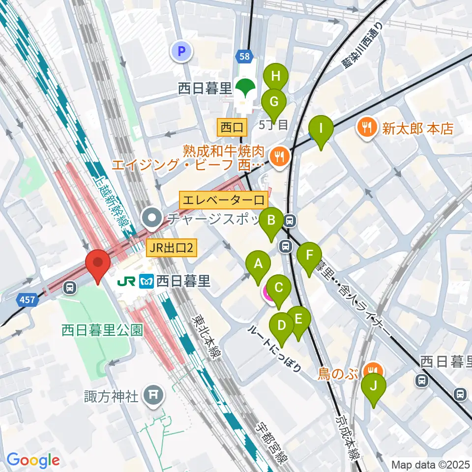 ハート音楽院ギター教室周辺のホテル一覧地図