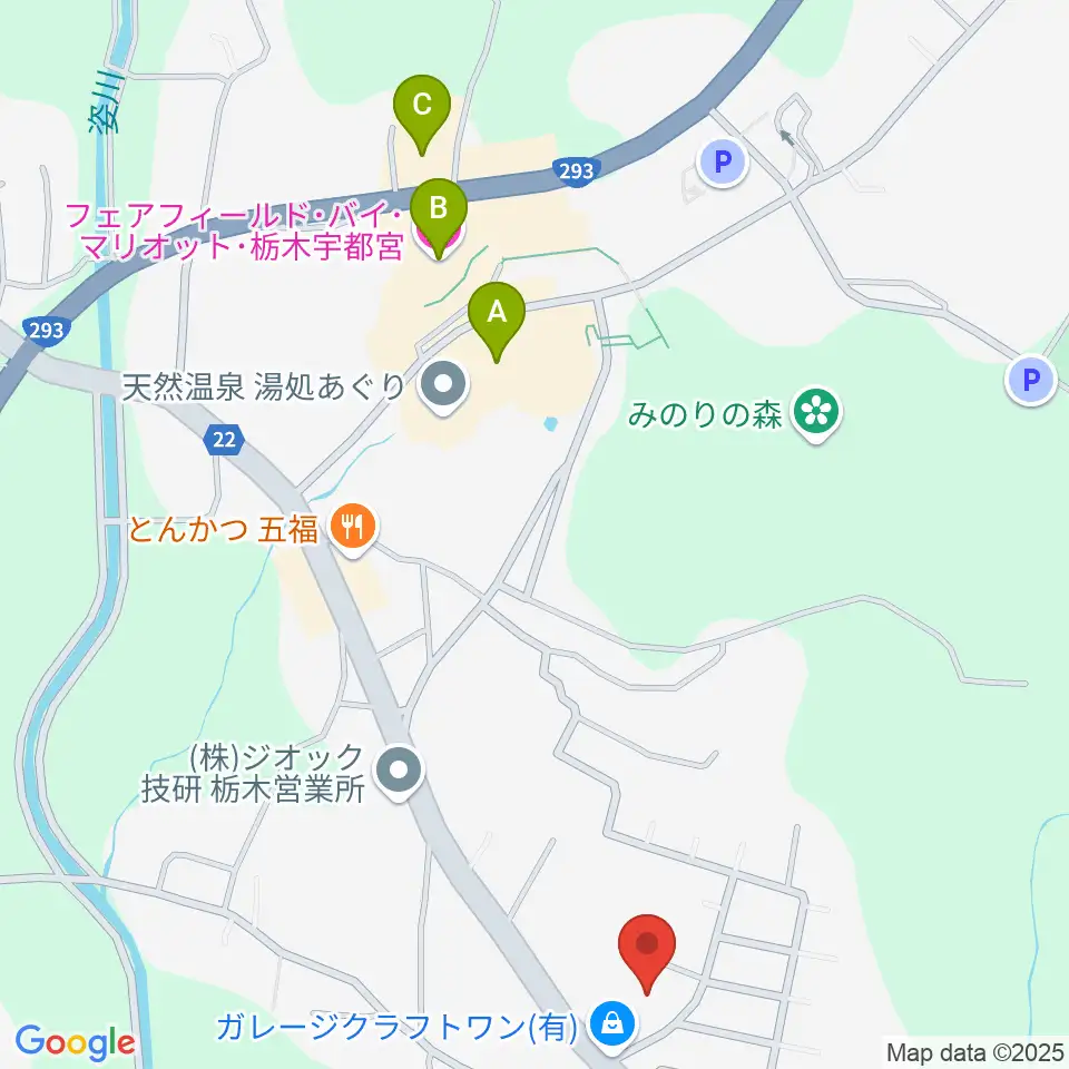 一芸舘周辺のホテル一覧地図