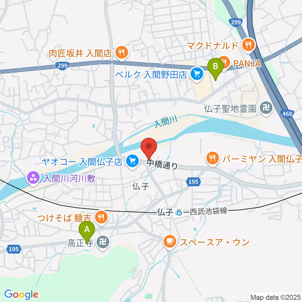 入間市文化創造アトリエ アミーゴ周辺のホテル一覧地図