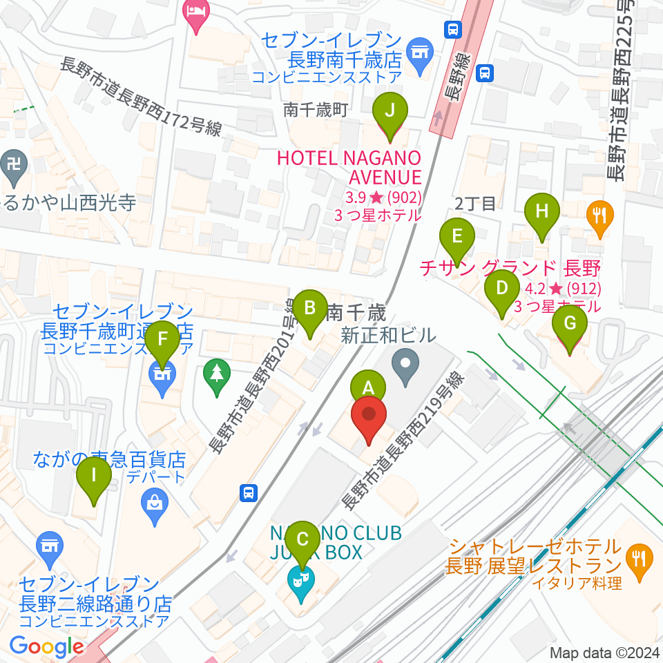 拓郎age周辺のホテル一覧地図