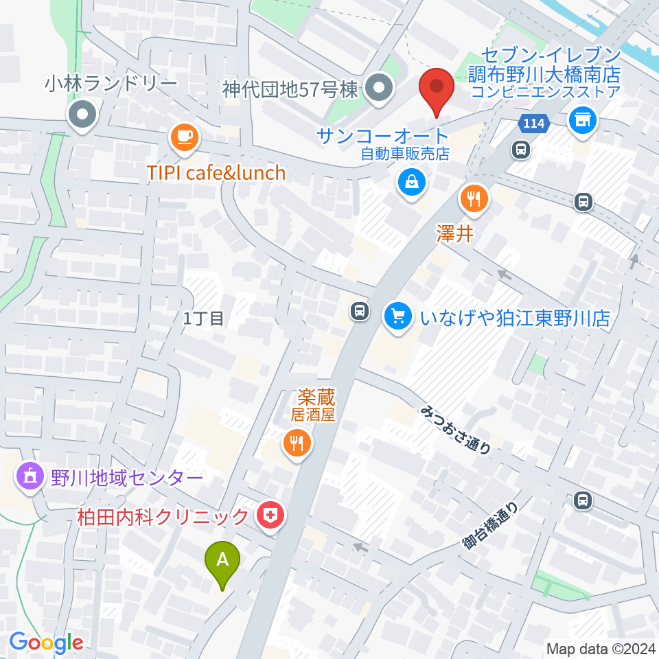 山石屋洋琴工房周辺のホテル一覧地図