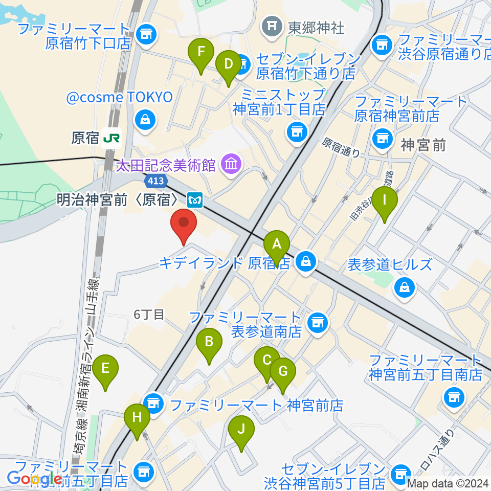 hall 60（ホールソワサント）周辺のホテル一覧地図