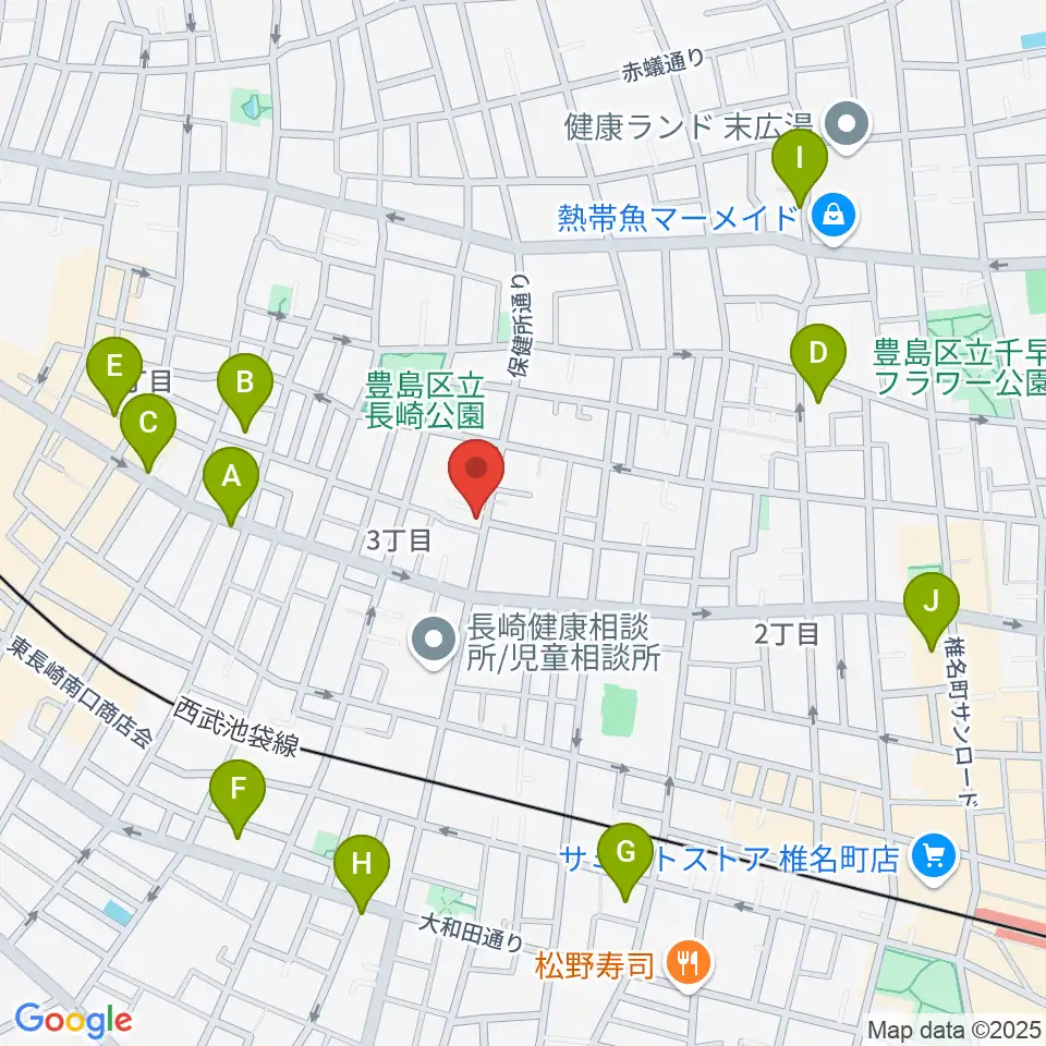 一音会ミュージックスクール周辺のホテル一覧地図