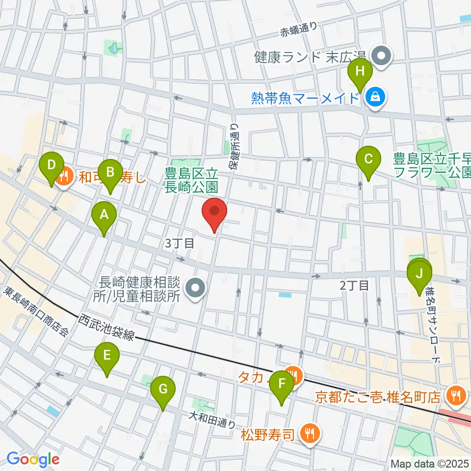 一音会ミュージックスクール周辺のホテル一覧地図