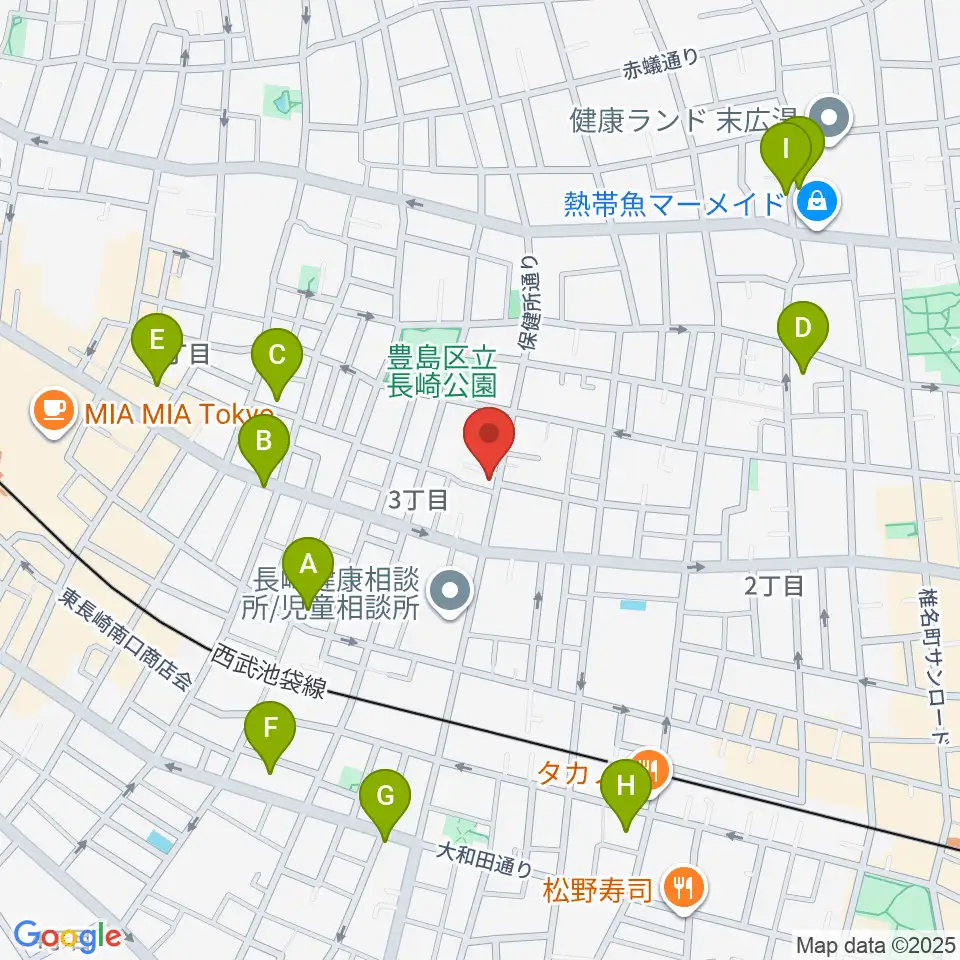 一音会ミュージックスクール周辺のホテル一覧地図