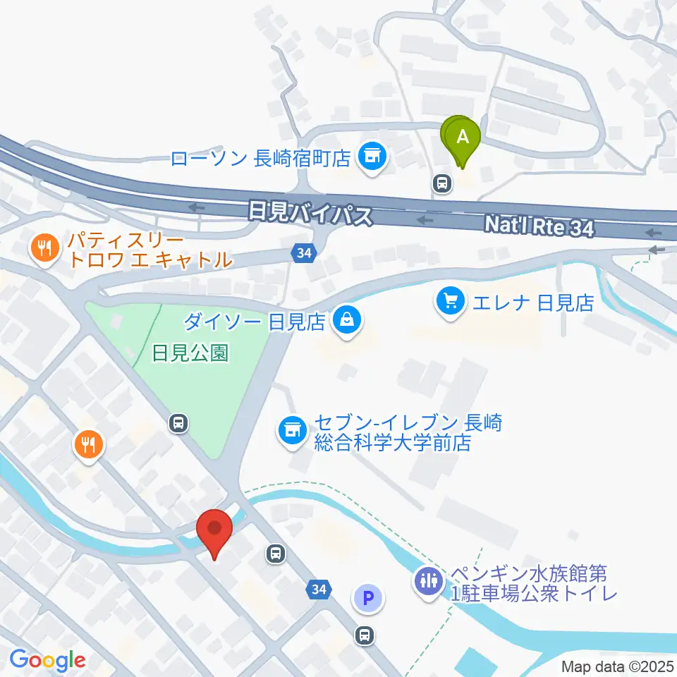 クボタホール周辺のホテル一覧地図