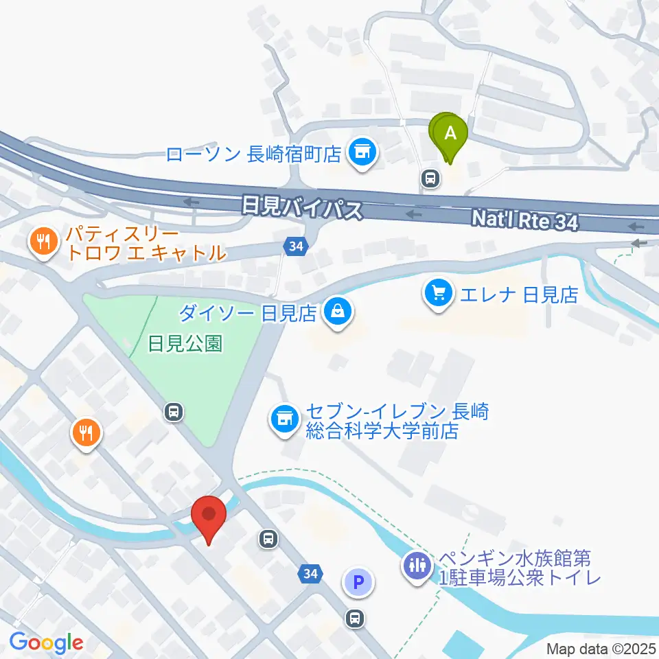 クボタホール周辺のホテル一覧地図