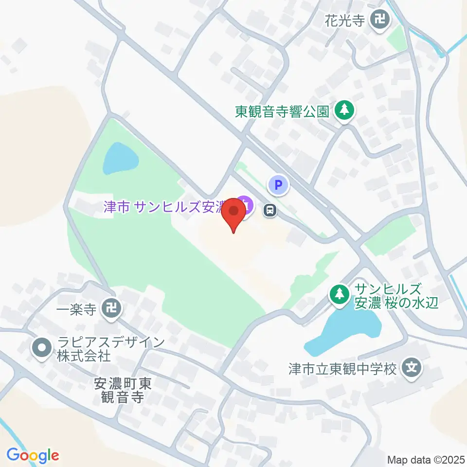 サンヒルズ安濃周辺のホテル一覧地図