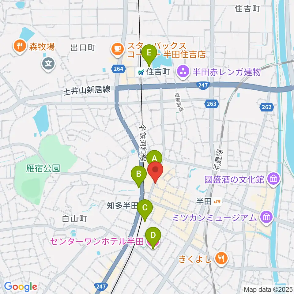 ミュージックメイトマツイシ周辺のホテル一覧地図