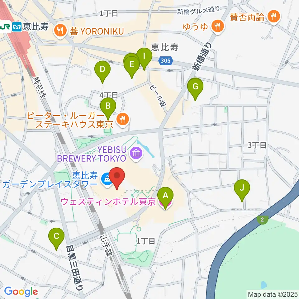 WE LOVE MUSIC Inc.周辺のホテル一覧地図
