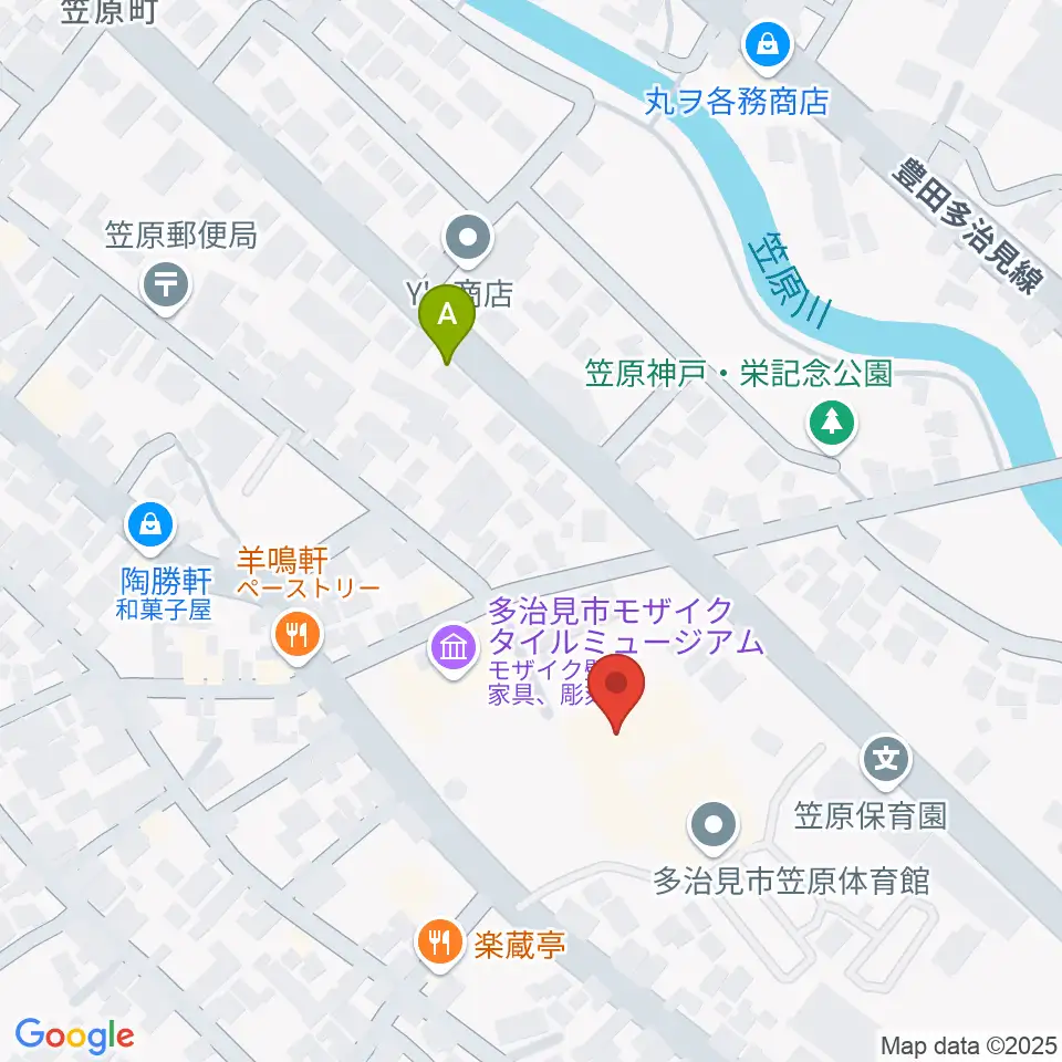 多治見市笹原交流センター周辺のホテル一覧地図