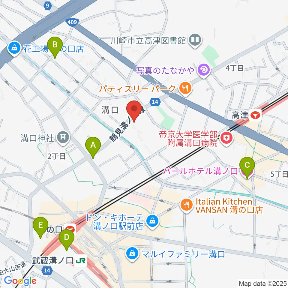 糀ホール周辺のホテル一覧地図