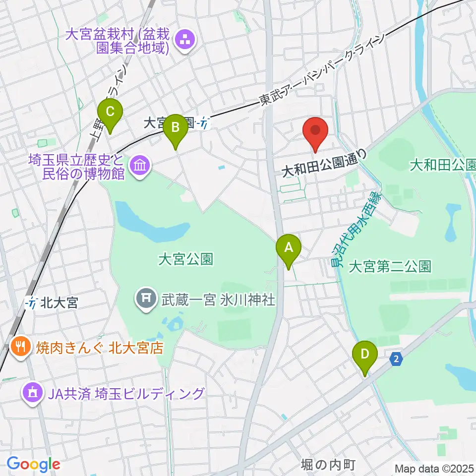 バッハアカデミー周辺のホテル一覧地図