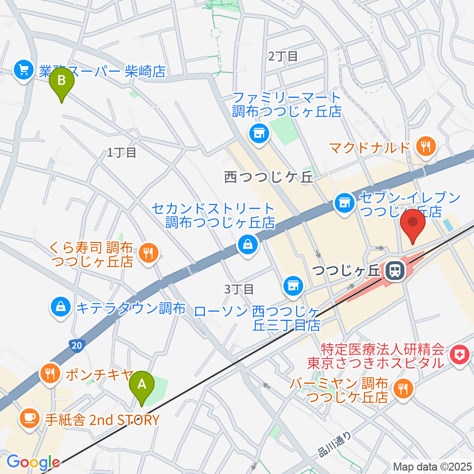 プリーマ・トーン音楽教室周辺のホテル一覧地図