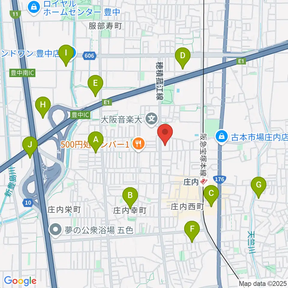 大阪音楽大学 ザ・カレッジ・オペラハウス周辺のホテル一覧地図