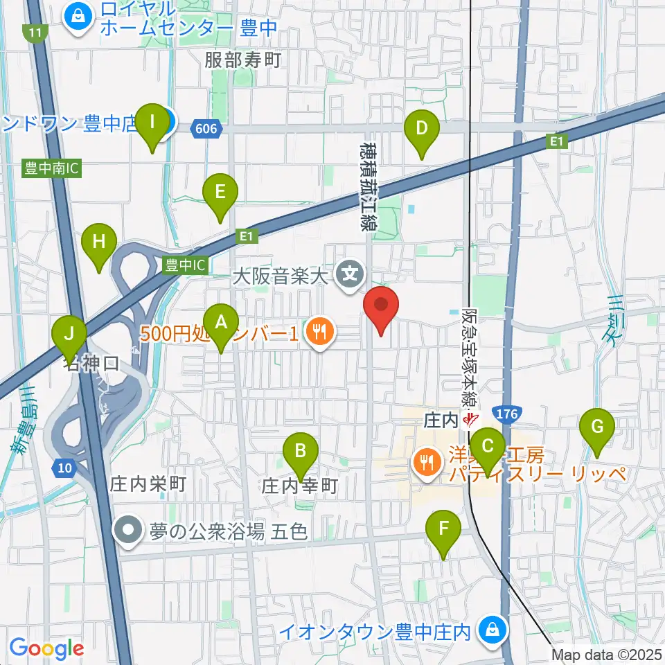 大阪音楽大学 ザ・カレッジ・オペラハウス周辺のホテル一覧地図