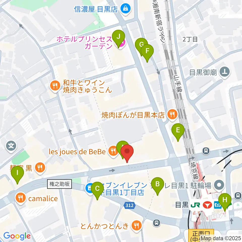 ブルースアレイジャパン周辺のホテル一覧地図
