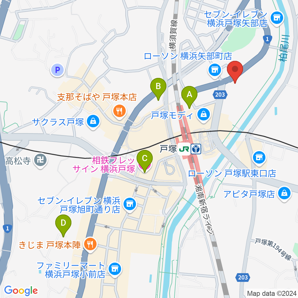 修理屋ぎたべー周辺のホテル一覧地図