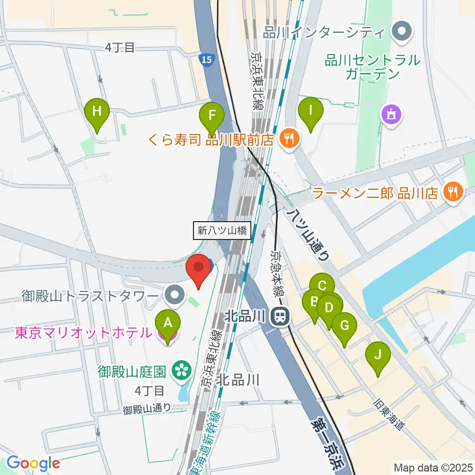 キリスト品川教会 グローリア・チャペル周辺のホテル一覧地図