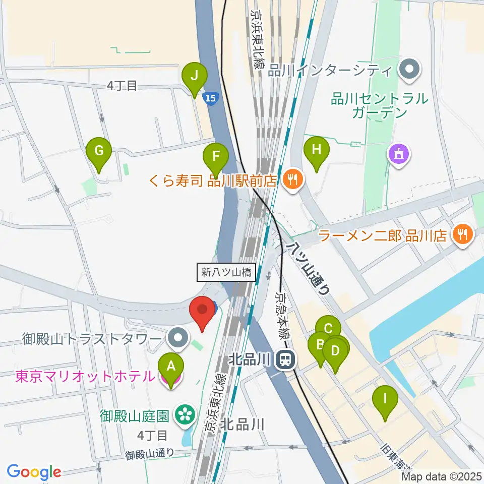 キリスト品川教会 グローリア・チャペル周辺のホテル一覧地図