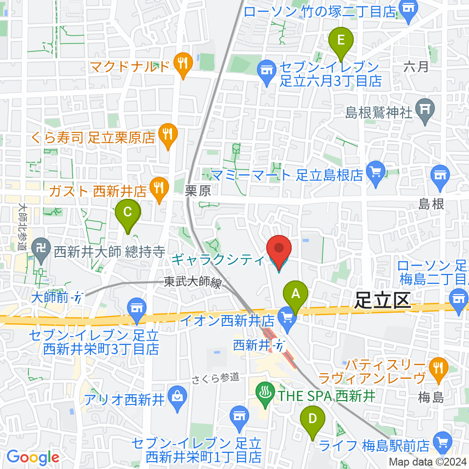 まるちたいけんドーム周辺のホテル一覧地図