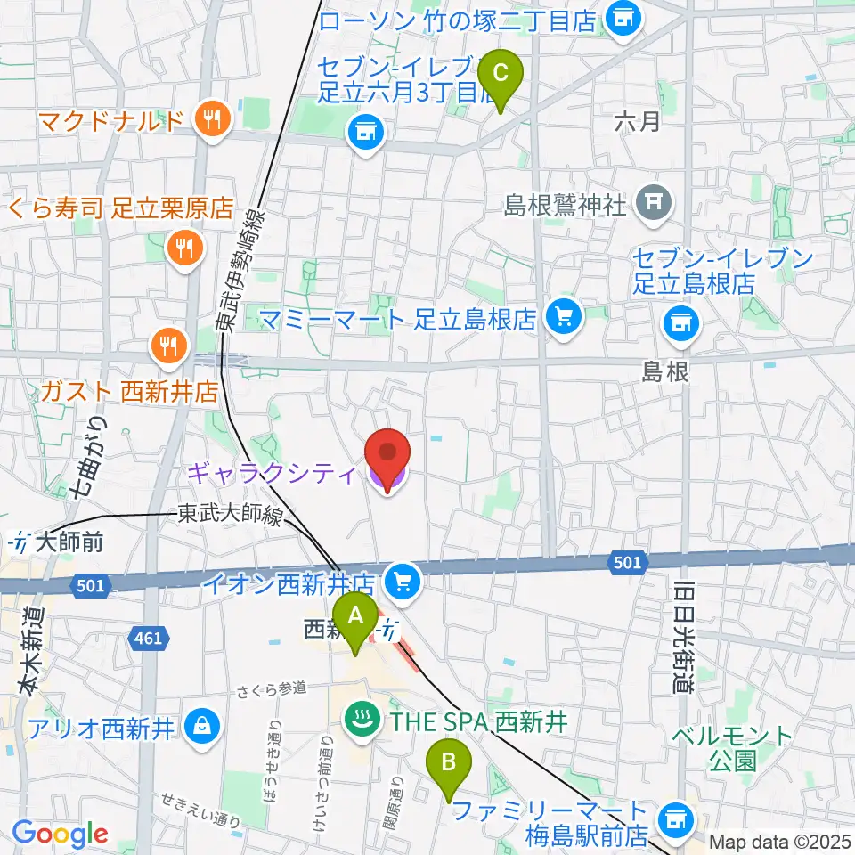 まるちたいけんドーム周辺のホテル一覧地図