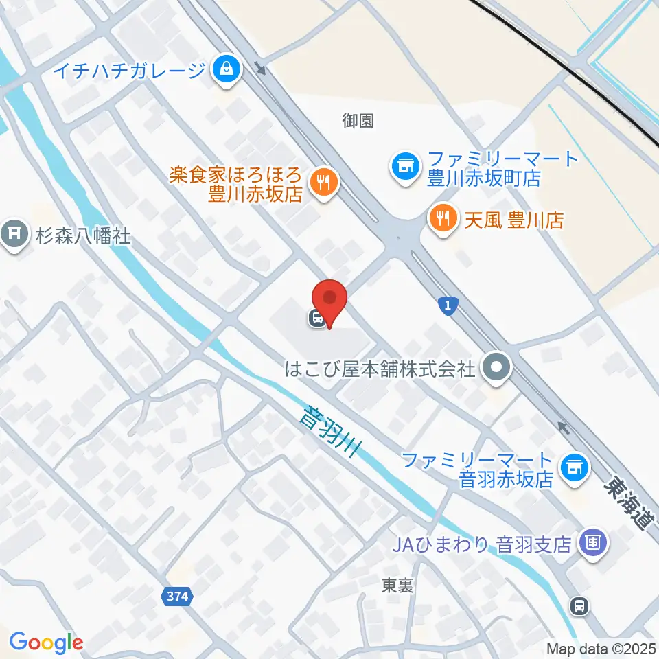 豊川市音羽文化ホール ウィンディアホール周辺のホテル一覧地図