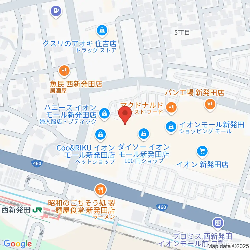 あぽろんイオンモール新発田店周辺のホテル一覧地図