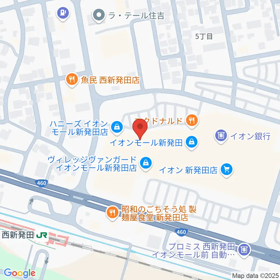あぽろんイオンモール新発田店周辺のホテル一覧地図