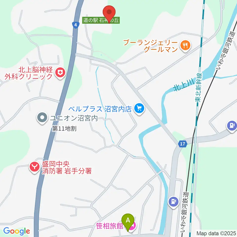 石神の丘美術館周辺のホテル一覧地図