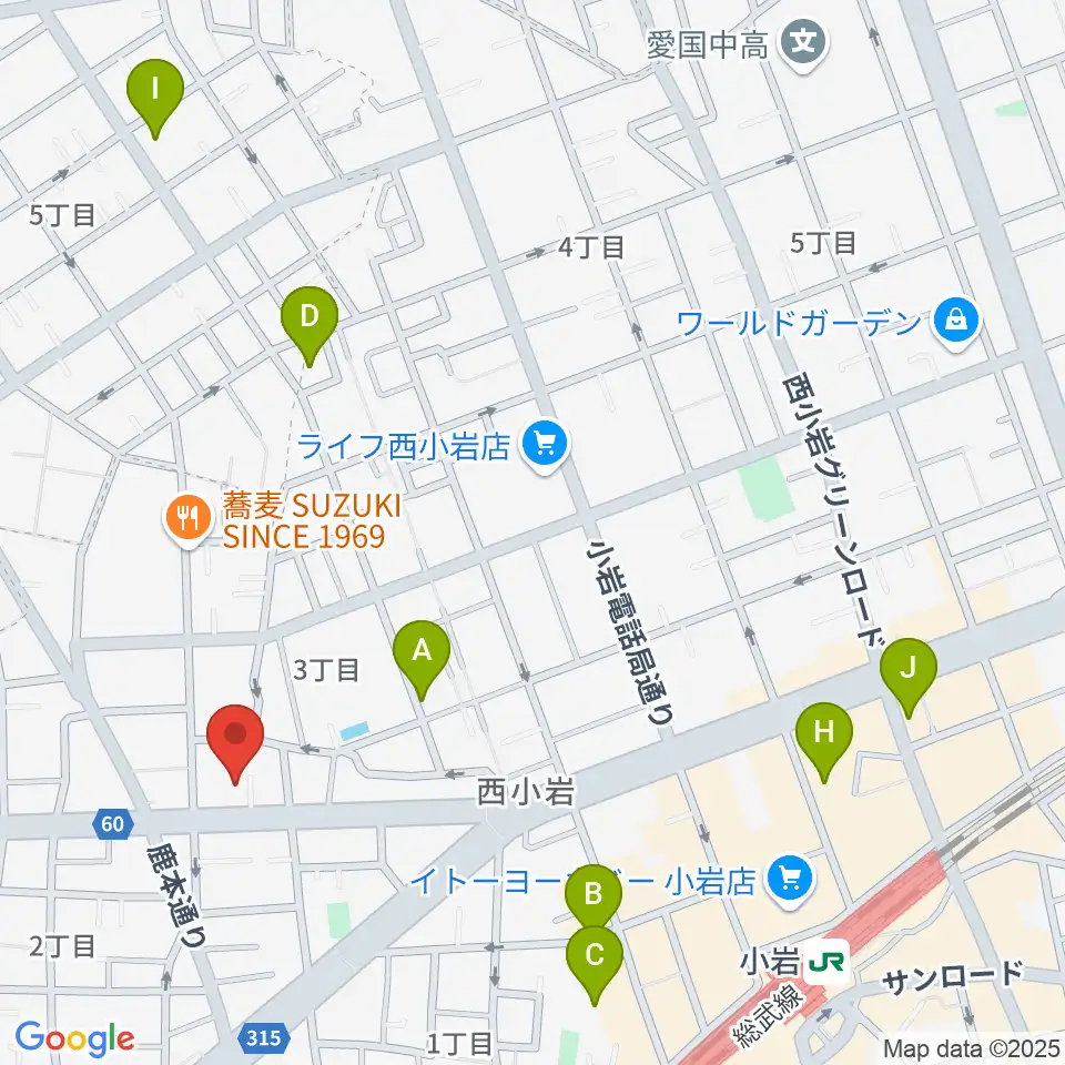 Attractive Sound Lab周辺のホテル一覧地図
